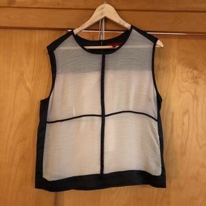 Narciso Rodriguez Sleeveless Sheer Blouse